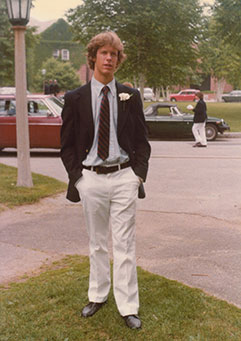Peter Schroer ’79 at his Hotchkiss graduation schroer_lg2.jpg