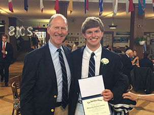 Robert Chartener ’76 P’18 with Will Chartener ’18 chartener_lg.jpg